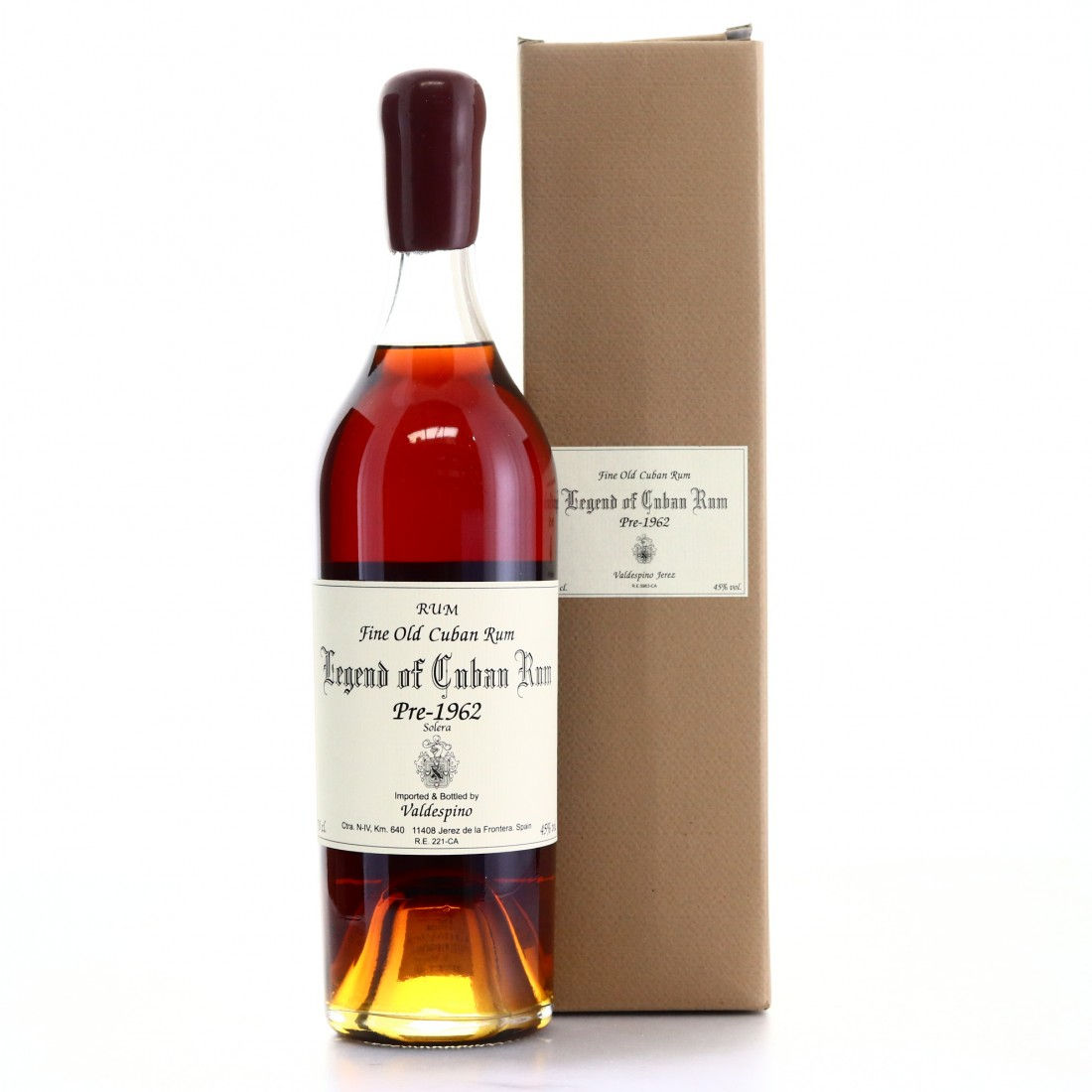 Rum Valdespino Legend of Cuba Pre-1962