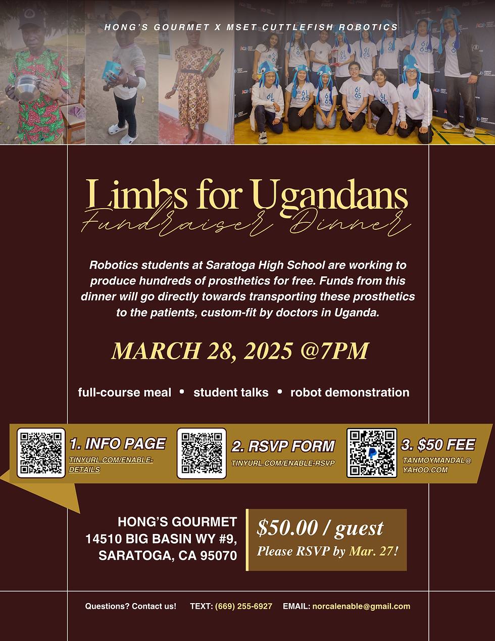 Uganda e-NABLE Coalition Fundraising Dinner
