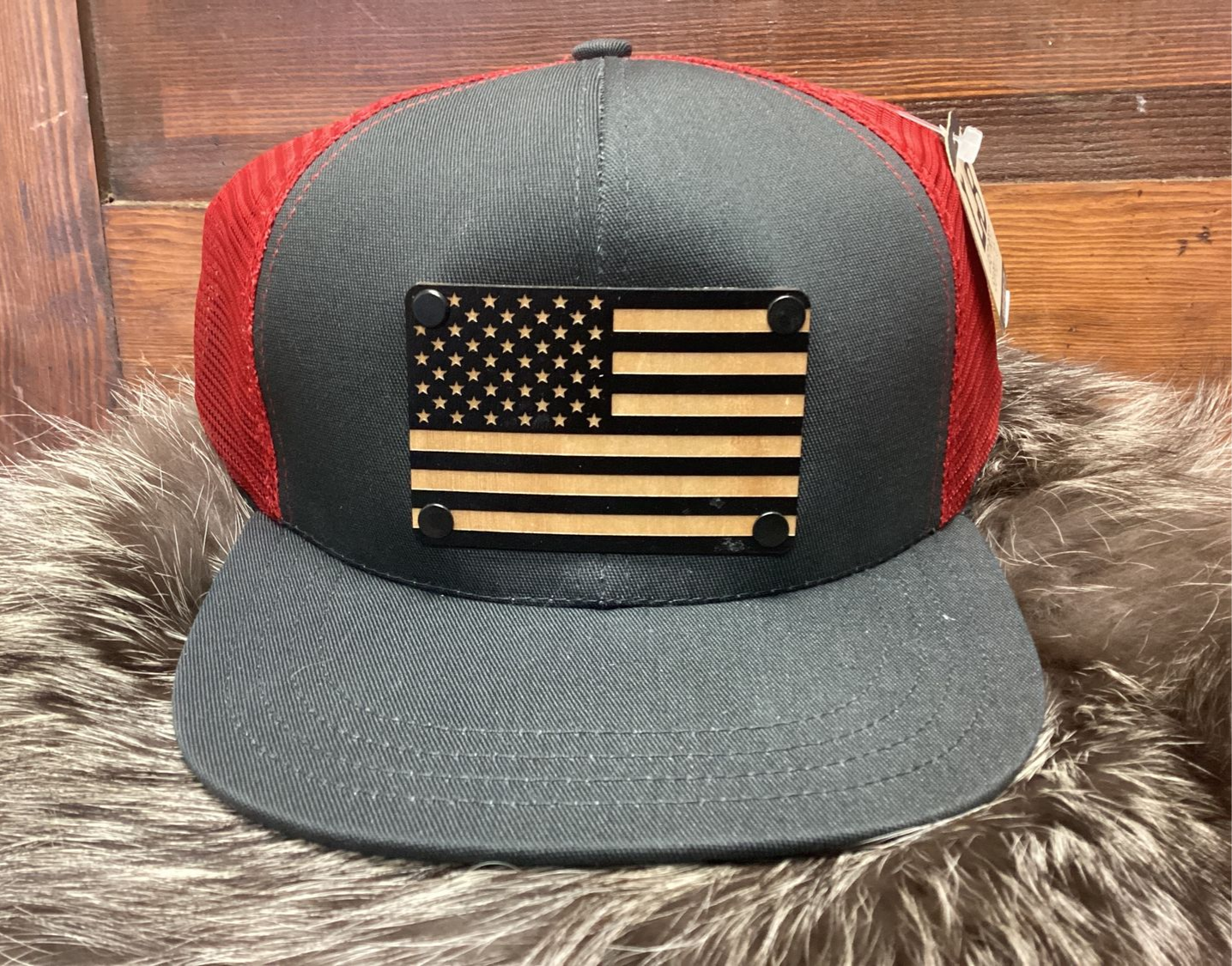 American Flag Trucker Hat