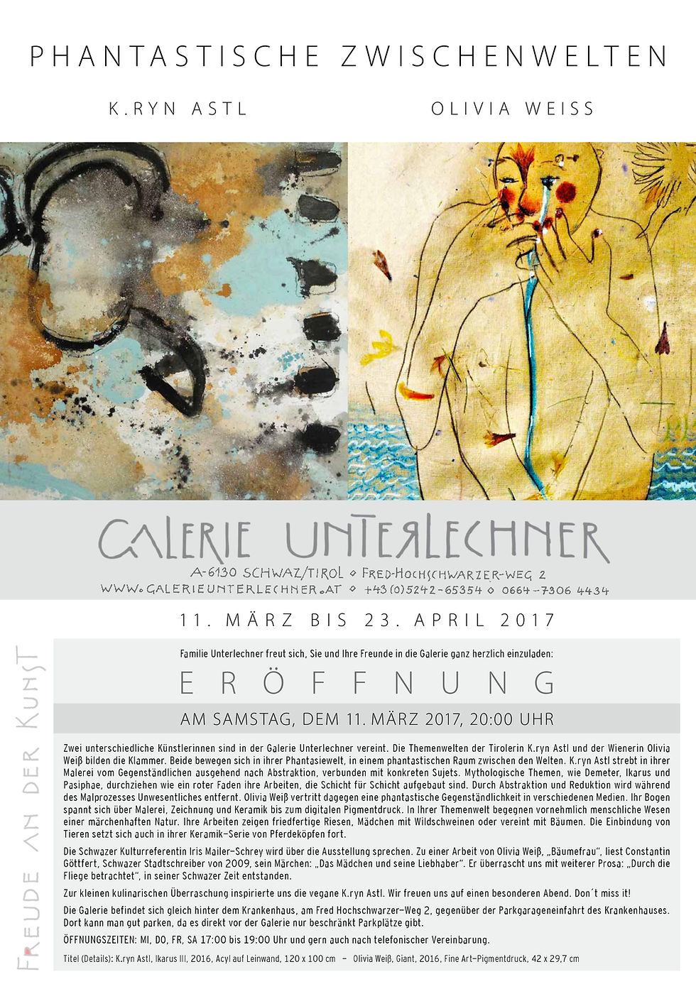 Ich lade euch herzlich zur Ausstellung ein!