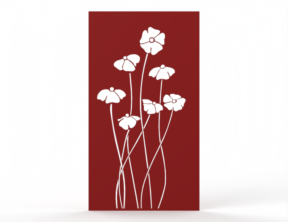 Miniature : SICHTSCHUTZ "MOHNBLUME"