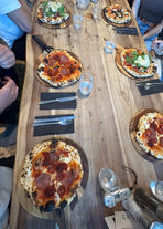 Pizza at Crust Pizzeria in Abersoch
