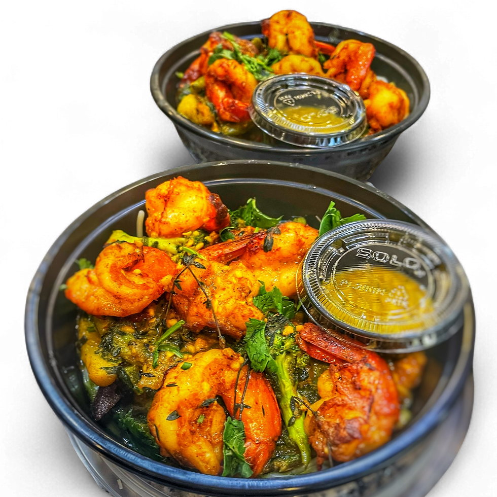 Coconut Curry Shrimp Noodle Bowl