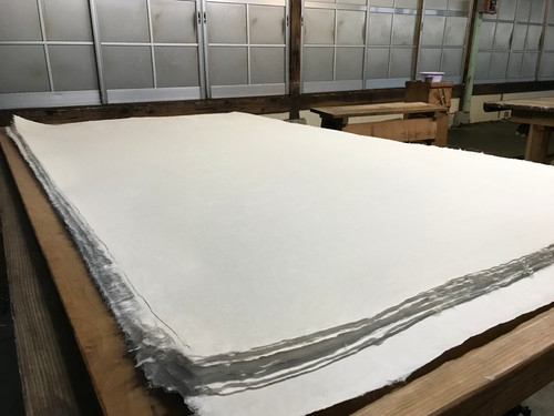 雲肌麻紙ドーサ引仕立ボード　Ｆ８号　３枚 雲肌麻紙ドーサ引仕立ボード F8号 3枚 雲肌麻紙ドーサ引