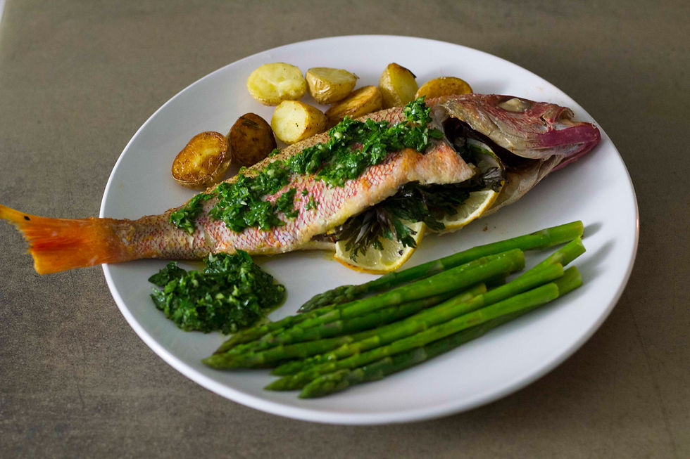 Roasted Red Snapper