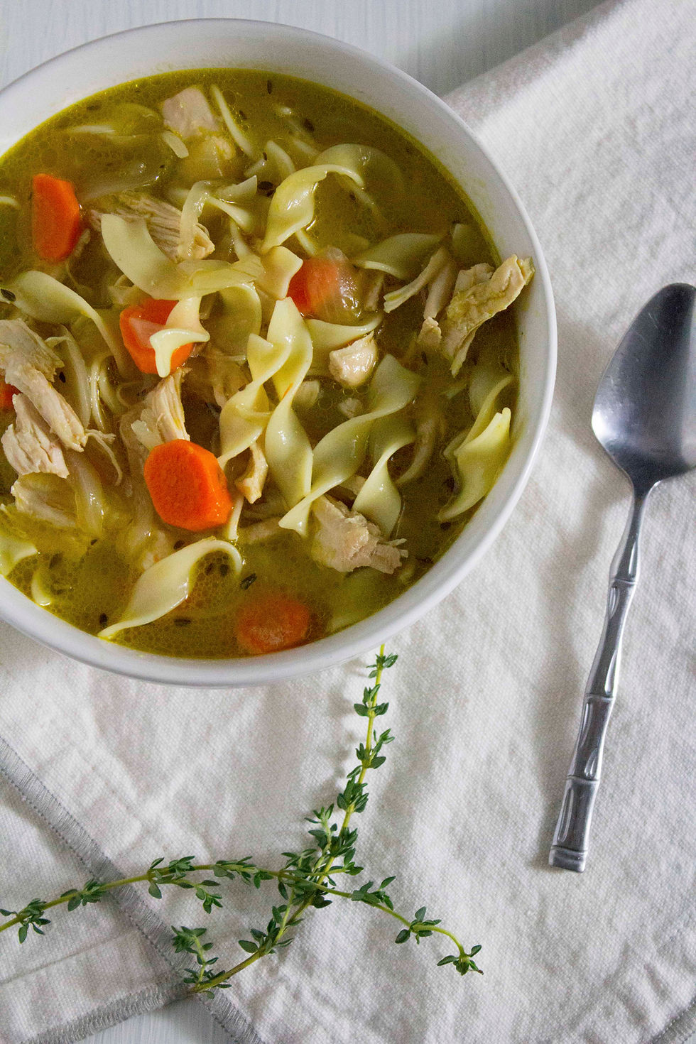 homemade chicken noodle soup