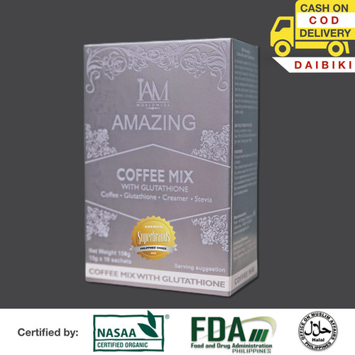 glutathione coffee Amazon.com : 20 Sachets Nami-roseus Tokyo Vanilla Coffee Mix with  Glutathione, Collagen & Chia Seeds : Grocery & Gourmet Food