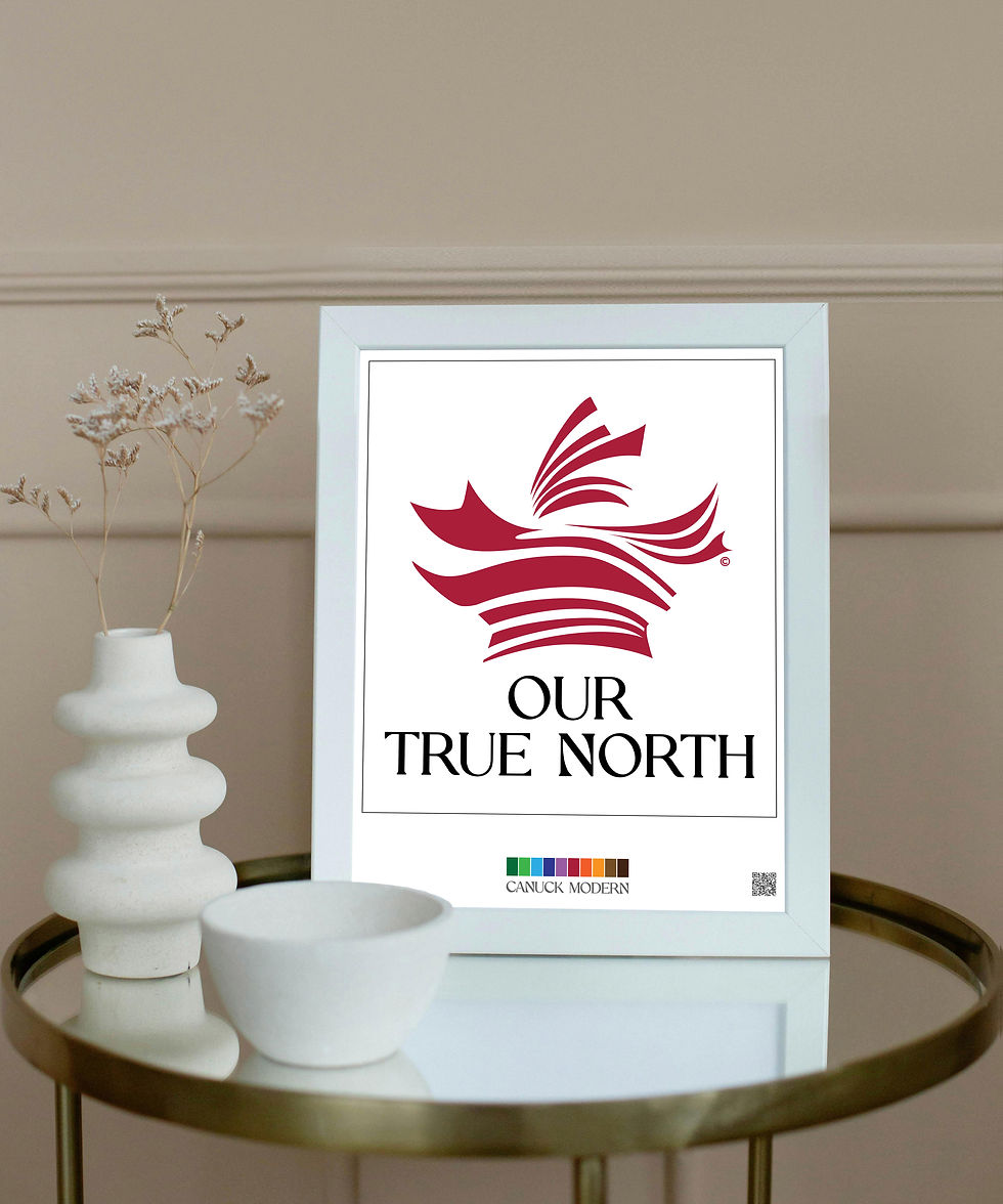 Thumbnail: Our True North | 12" x 16" Textured Matte Poster | unframed