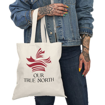 Canuck Modern Our True North motif Tote Bag