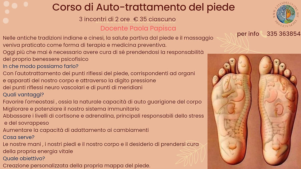 Workshop Auto-Trattamento del Piede