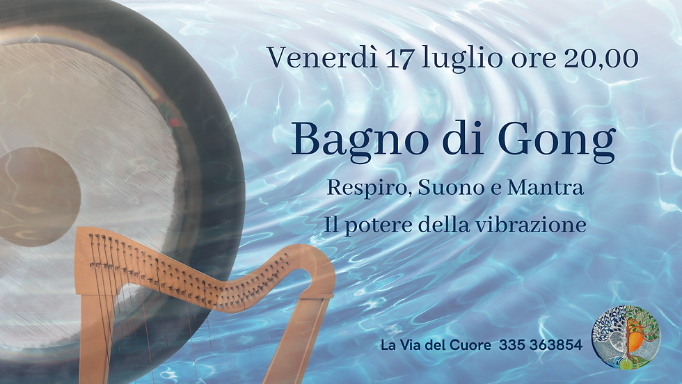 Bagno di Gong e il potere della vibrazione