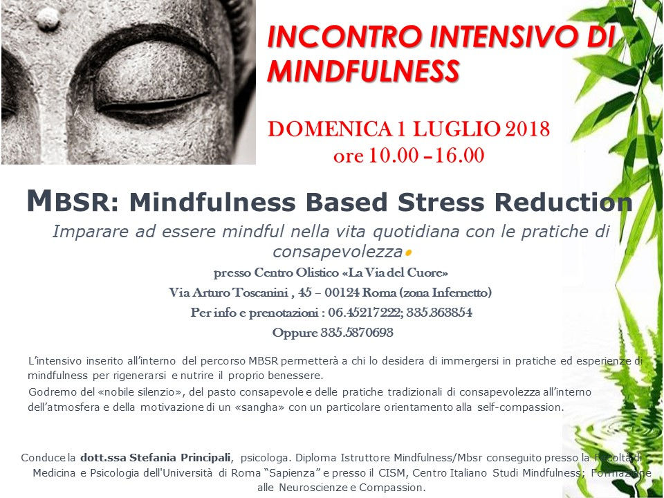 Incontro intensivo di Mindfulness