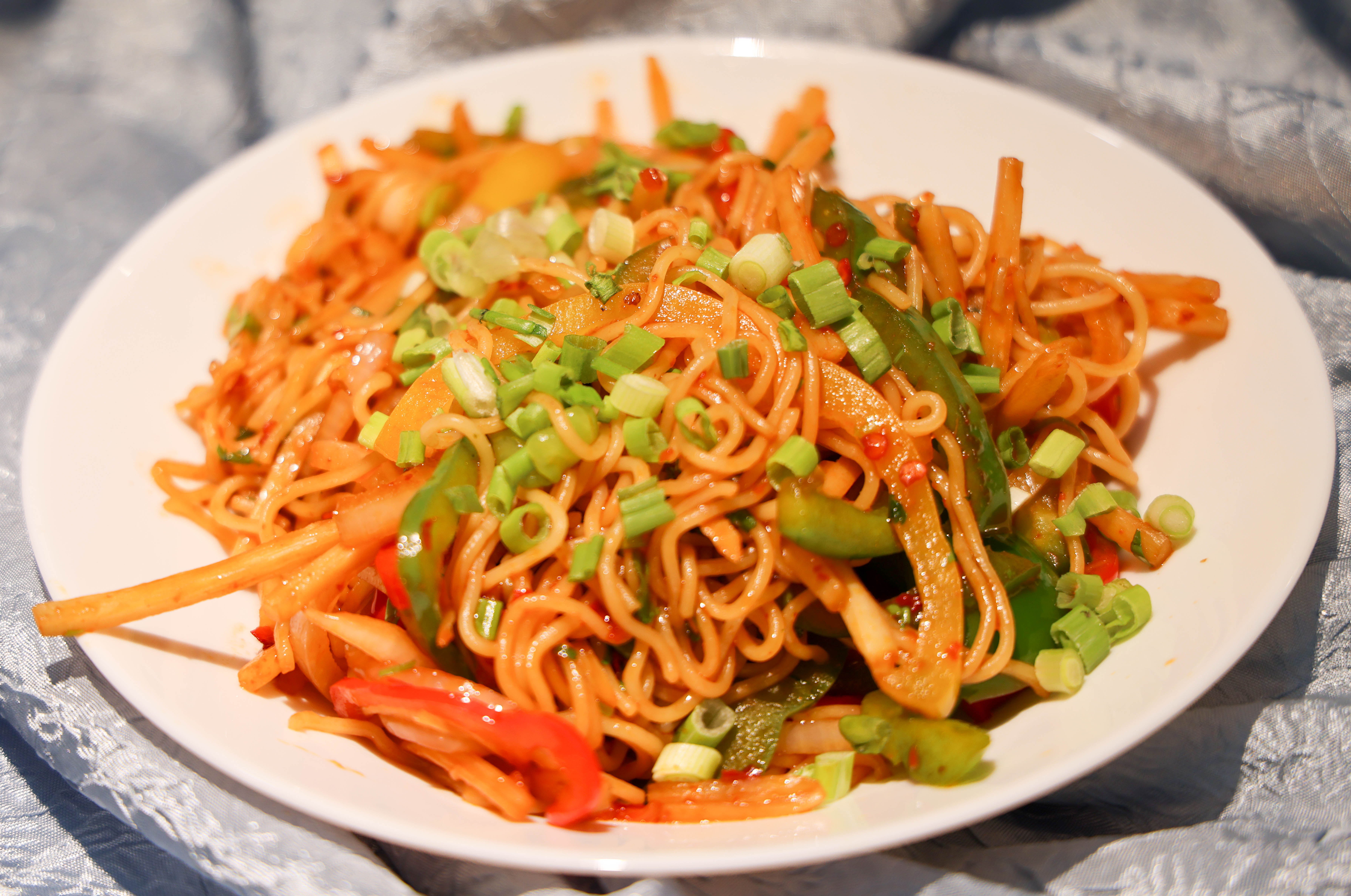 Arranged Food and Objects