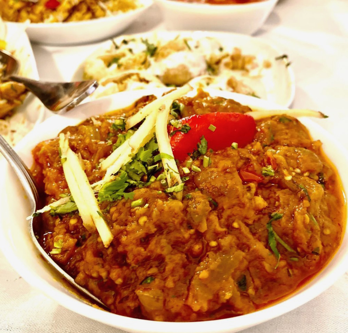 Arranged Food and Objects