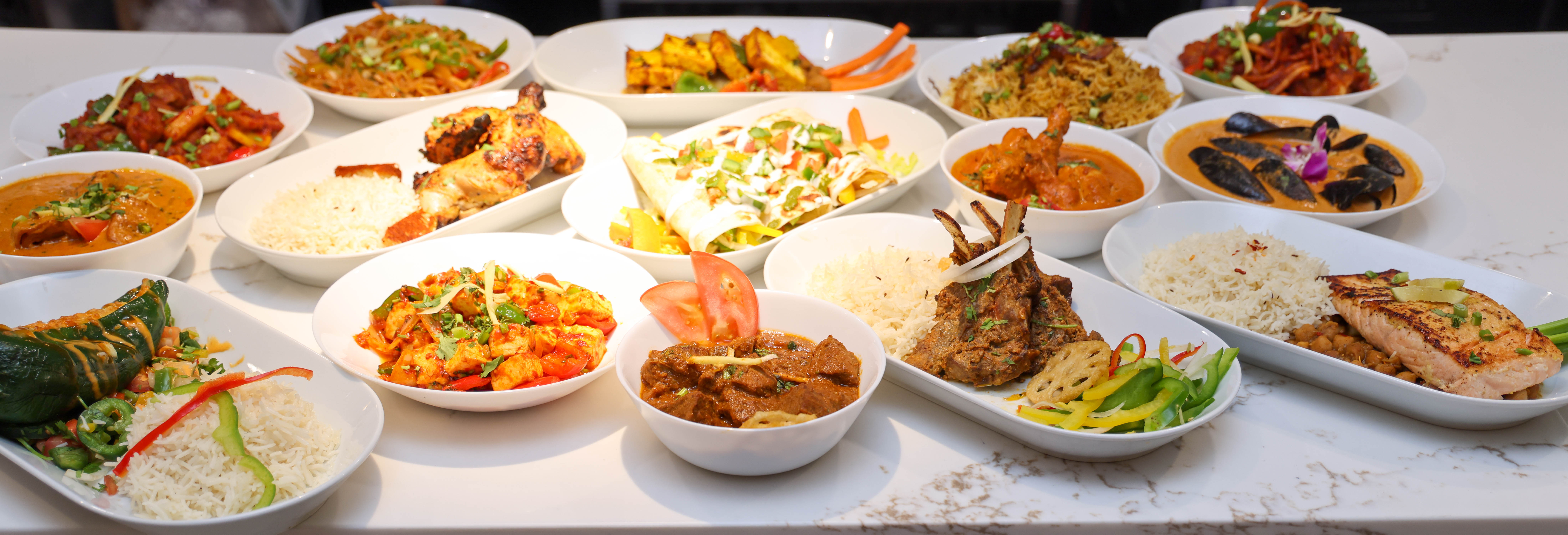 Arranged Food and Objects