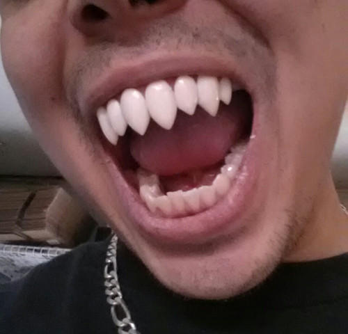 How To Attach Vampire Teeth