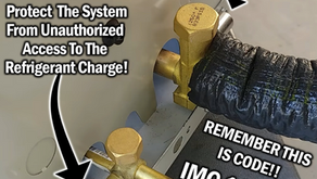 Do You Need Locking Caps On Refrigerant Access Ports!
