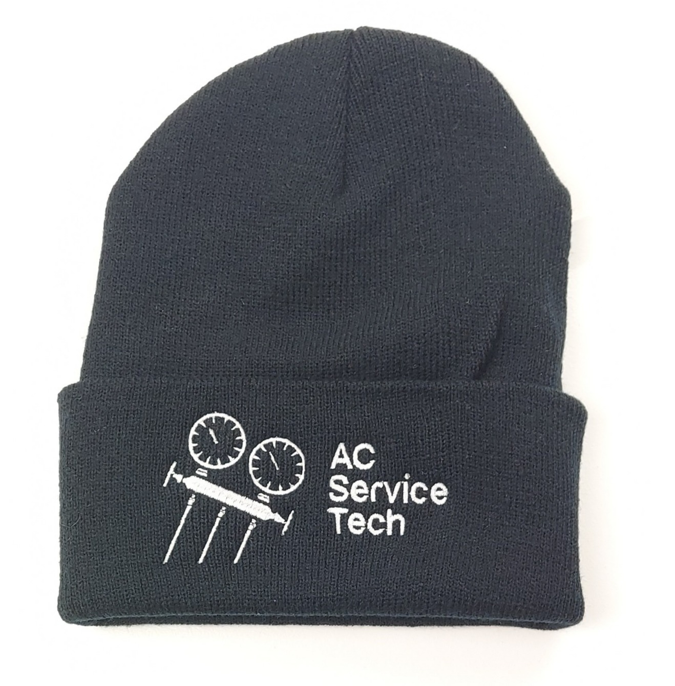 Embroidered AC Service Tech Beanie