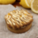 Crostatina al limone e mandorle meringata