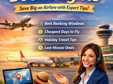 Best Time to Book Flights: Save More on Airfare with SafeSouthFlights