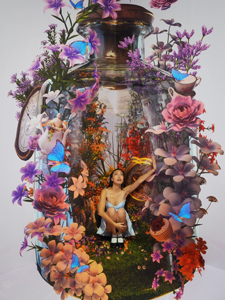 2025年11月愛麗絲拯救仙境沉浸之旅, 雪莉受邀開幕前提前參觀。 台北拍照景點室內, 台北網美拍照景點, 台北網美景點dcard, Ig 網美景點台北, 網紅打卡景點台北, 台北展覽2025, 無聊可以去哪裡台北