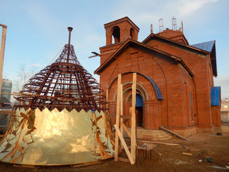 Купола для нашего храма готовы к отправке в Нахабино