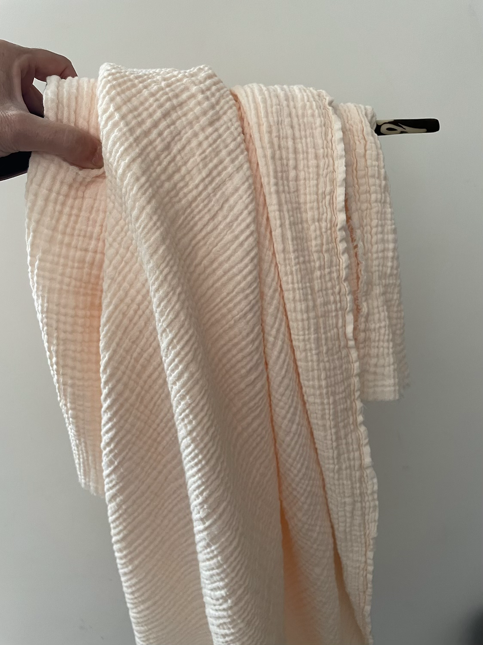 Thumbnail: Yoga Muslin Blanket - Powder 