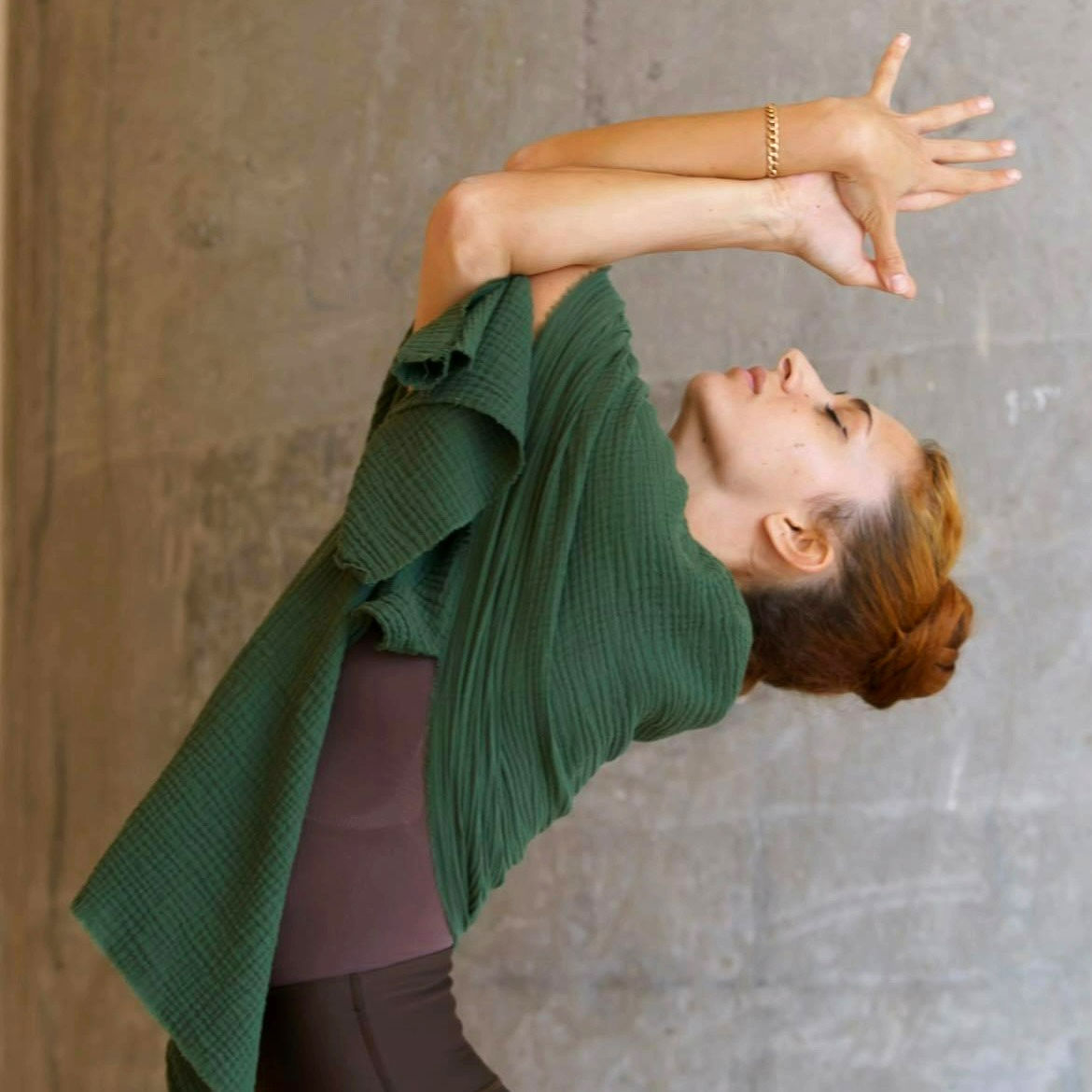 צעיף - שאל טטרה - ירוק יער