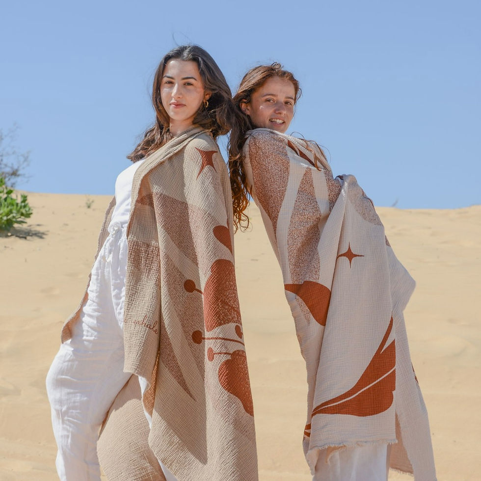 תמונה ממוזערת: שמיכה - שאל פרח במדבר - חמרה על ניוד