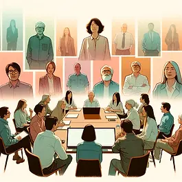 DALL·E 2024-02-22 19.24.43 - Create a digital artwork of a video conference call showing d