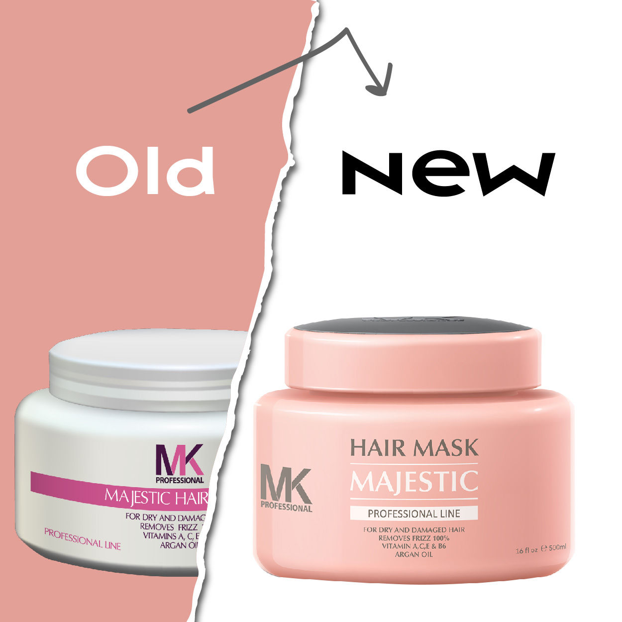 Majestic Keratin Hair Mask with Argan Oil