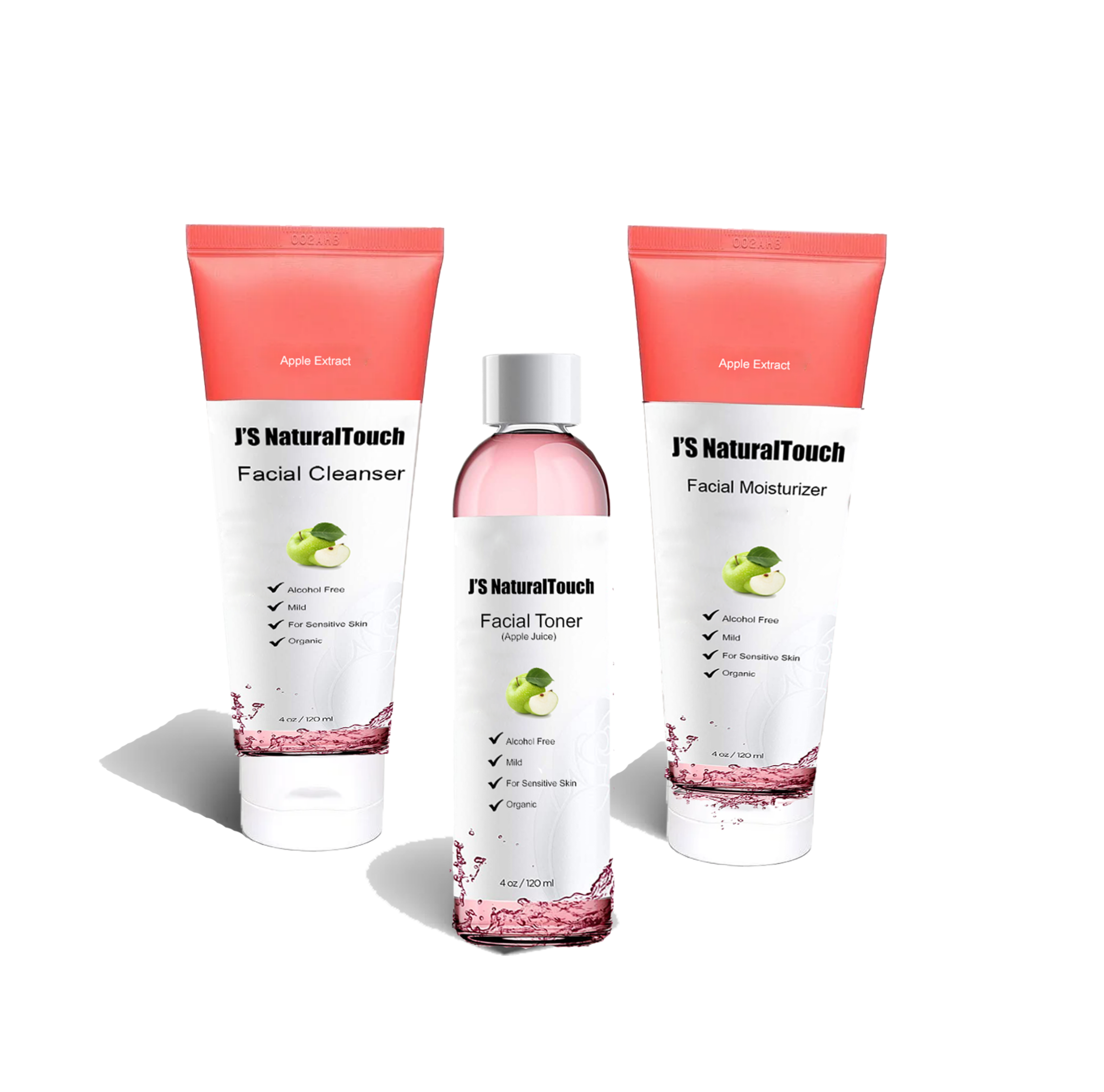 Facial Set 3 in 1 (toner, moisturizer & cleanser)