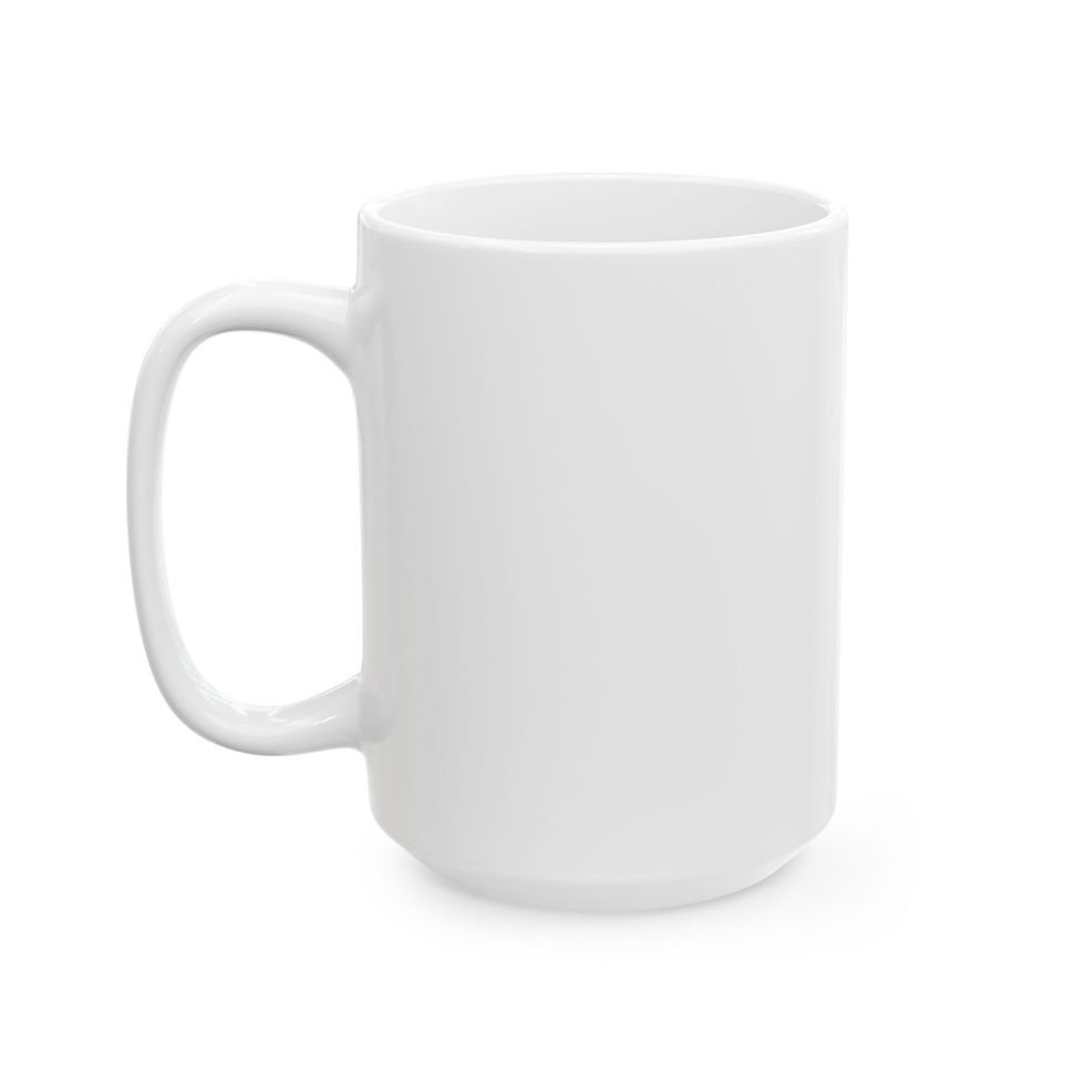 Thumbnail: SendNukesGaming ceramic mug C-handle side profile