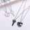 Thumbnail: Best Friend Lock and Key Necklace Set