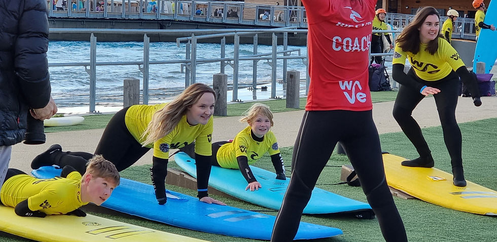 Surfing with a prosthetic arm
