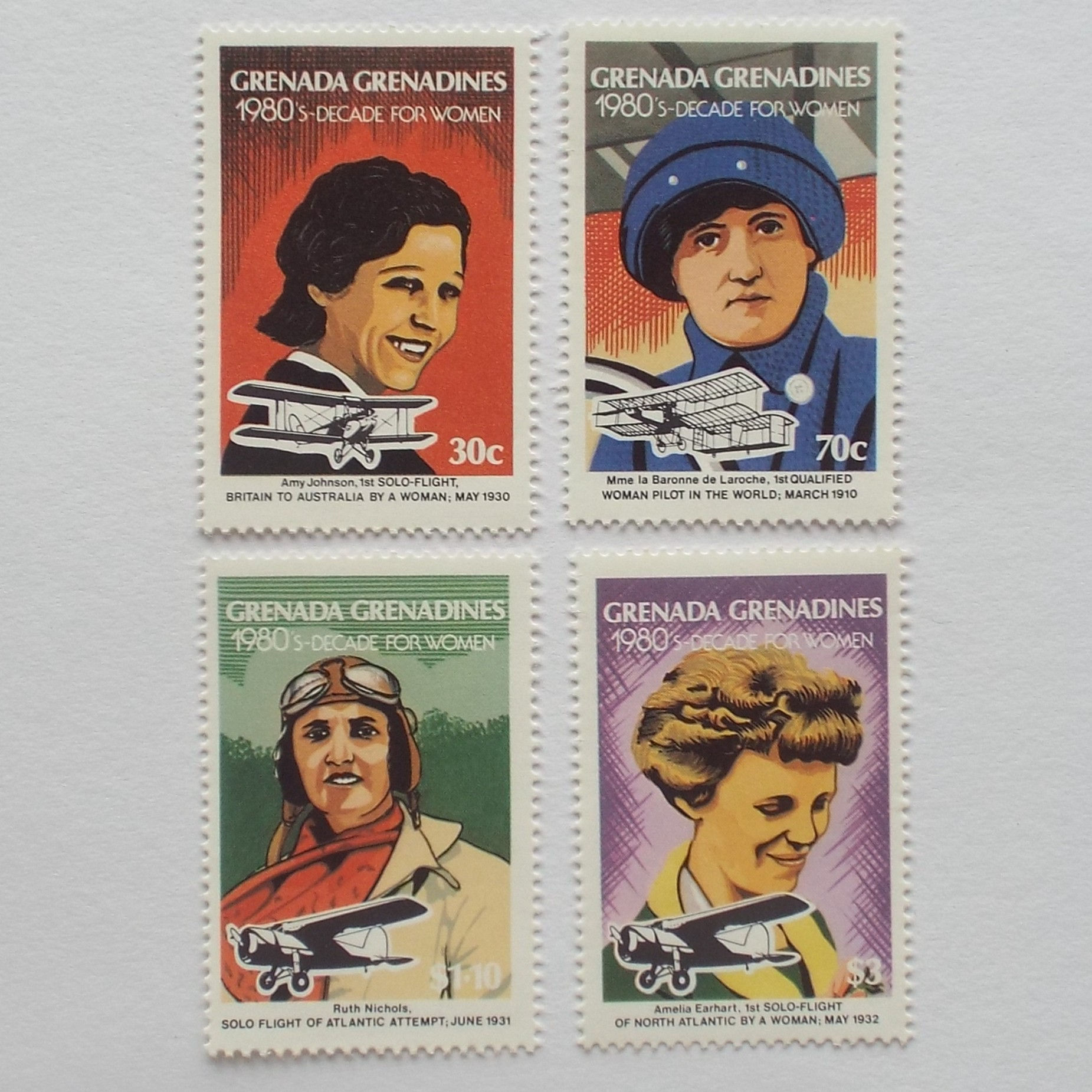 Lot #28 - Grenadines - 1981 Decade for Women - Full Set of Singles - UMM