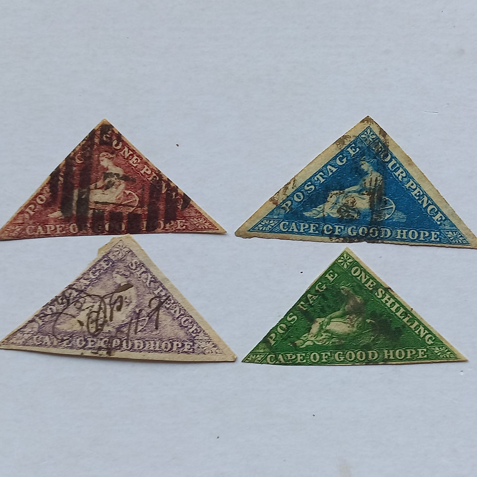 COGH - Triangulars - Selection of 4 singles - used