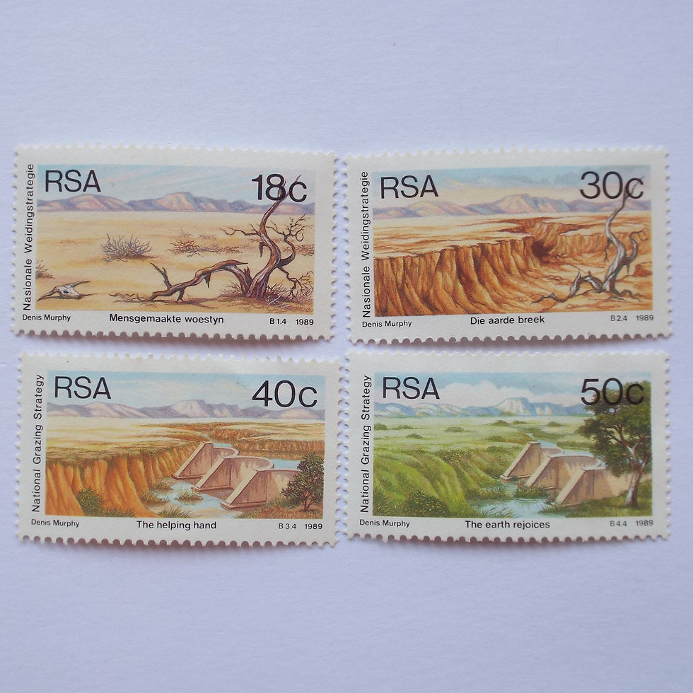RSA - 1989 National Grazing Strategy - Full Set of Singles - Unused