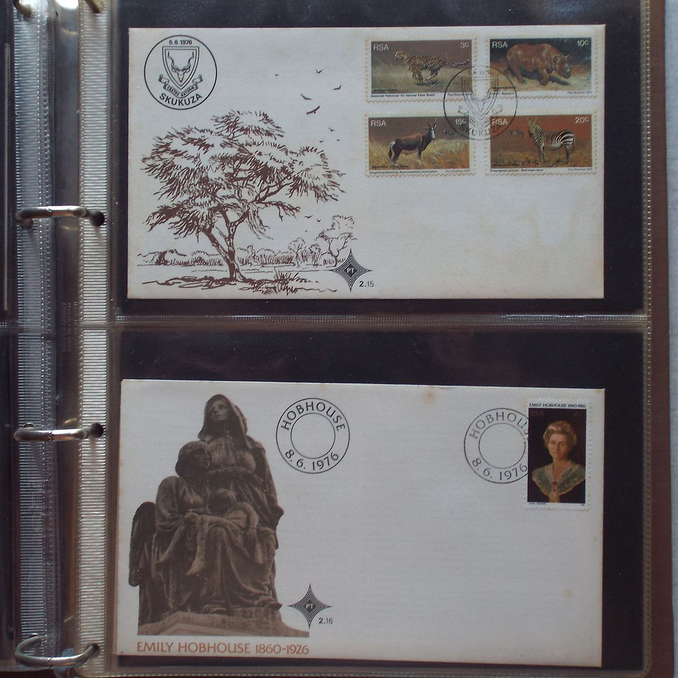 Thumbnail: Lot #14 - FDC Album - 20 Double-sided Album Pages - Includes RSA Covers