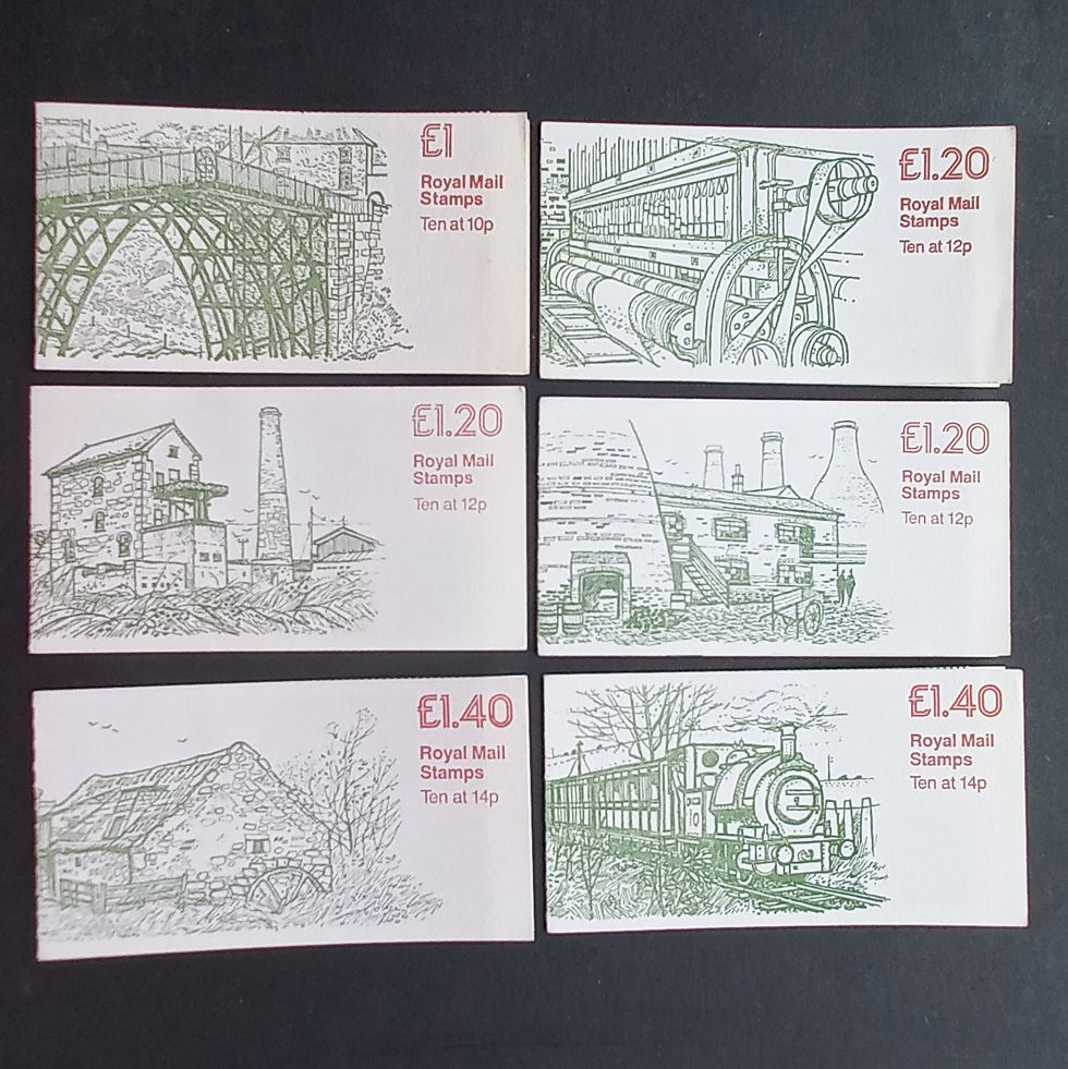 GB QEII - Full set of 6 RM Booklets - Industrial Archaeology - Complete