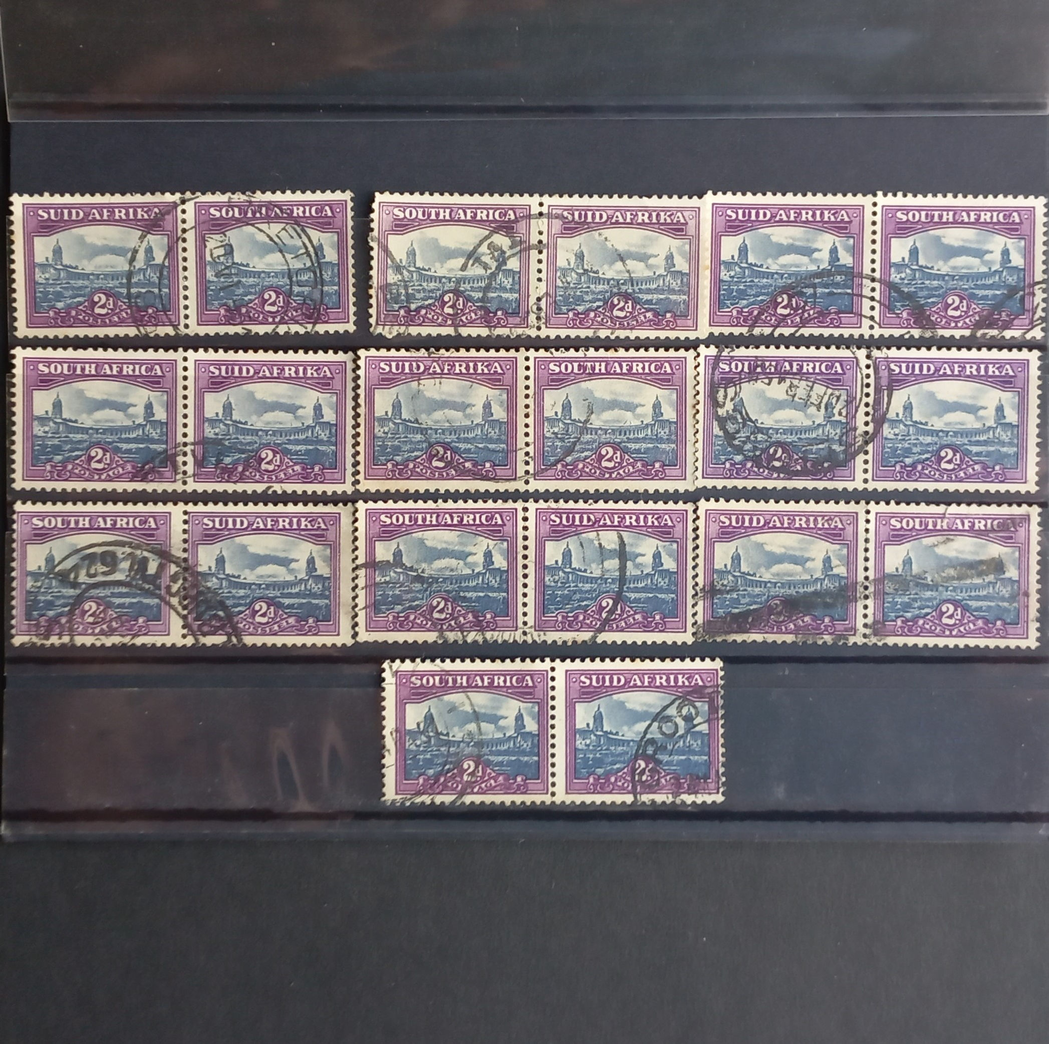 Lot #2 -Union - 1950 Reduced - 2d Union Buildings - Selection of Pairs - Used