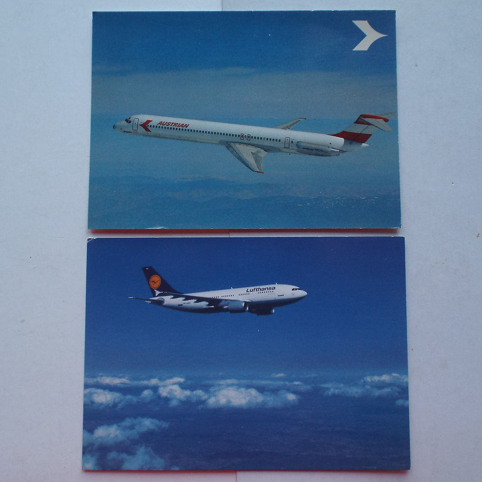 Thumbnail: Thematics - Aircraft - Selection of 6 Postcards depicting Aircraft - Unposted