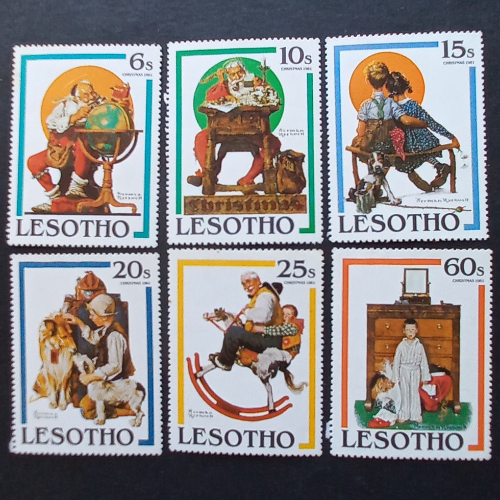 Lesotho - 1981 Christmas. Paintings - Full Set of Singles - Unused