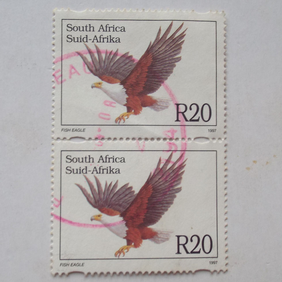 RSA - 1997 Addt value to 6th Defin Issue - R20 - Pair - Postally Used