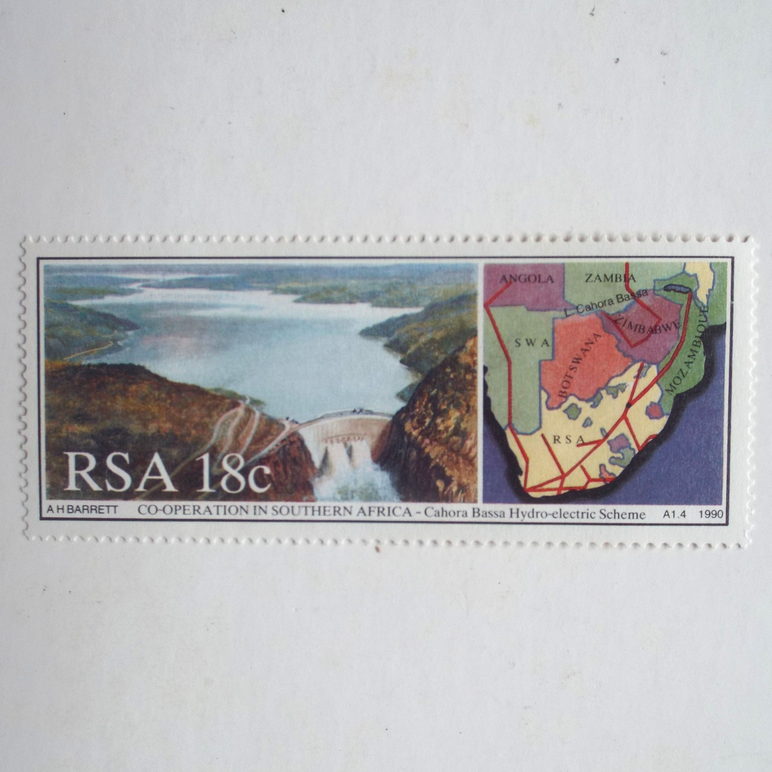 RSA - 1990 Co-operation in Southern Africa - 18c Cabora Bassa - MNH