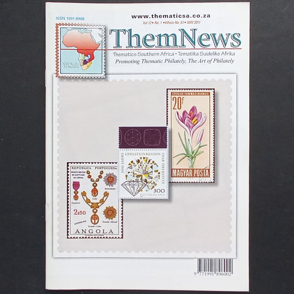 Philatelic Magazine - "Themnews" by Thematics Southern Africa - May 2011 Edition