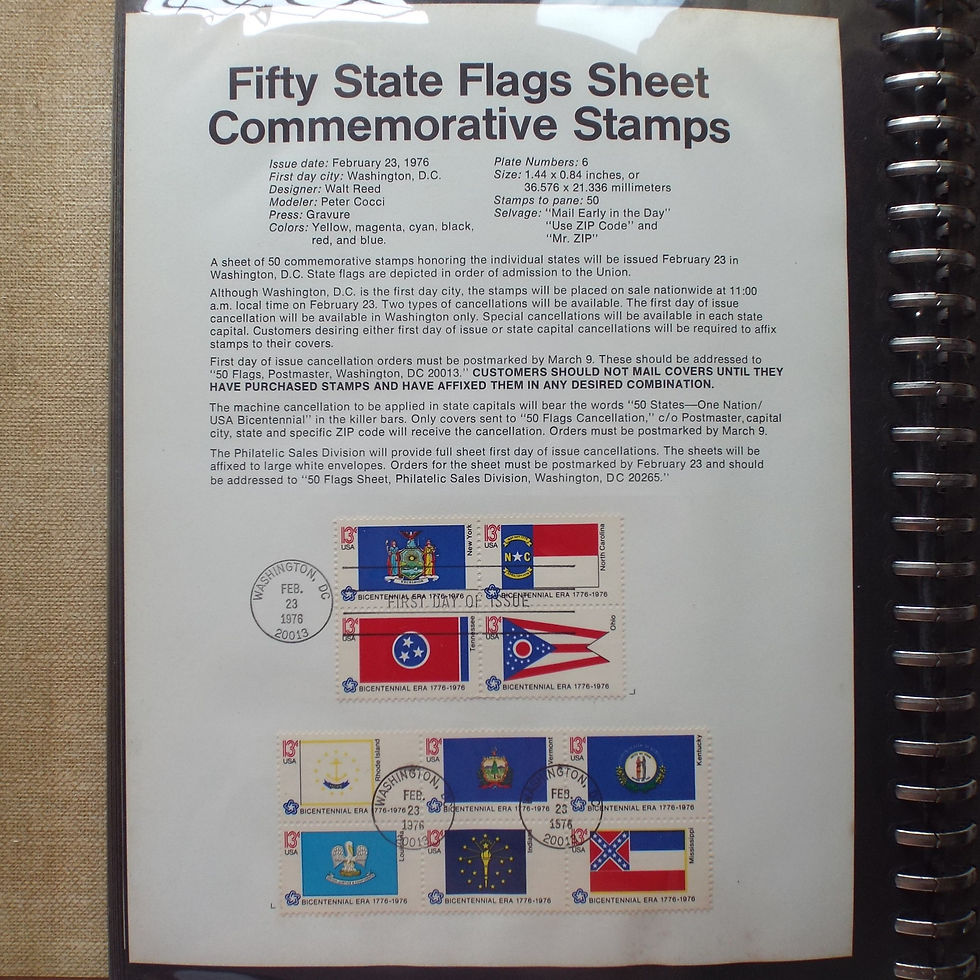 Thumbnail: USA American Commemorative Collections - Two Binders with 80 panels