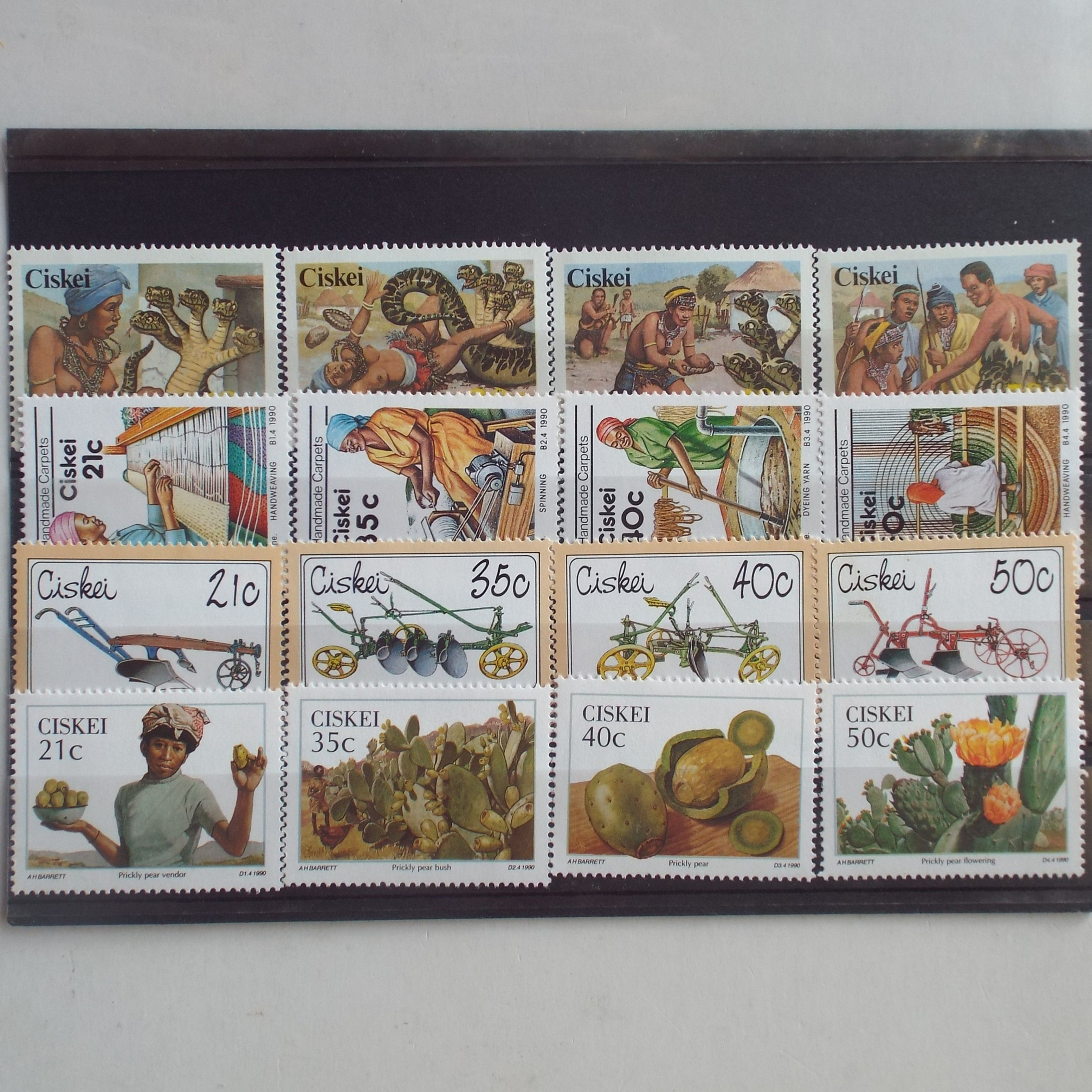 Ciskei - 1990 - Four Full Sets of Singles - UMM