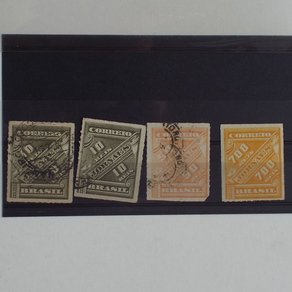 Brazil - Selection of Newspaper Stamps to Clear
