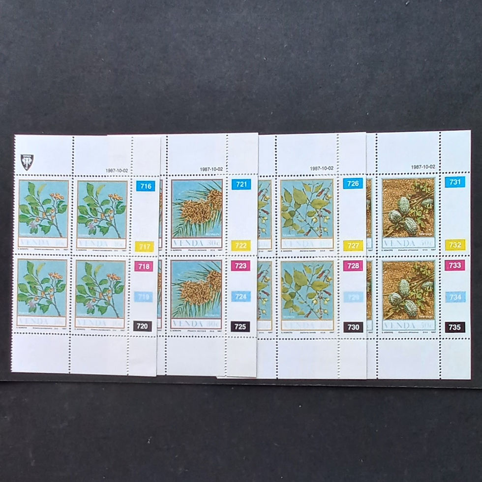 Venda - 1987 Food from the Veld - Full Set of Controls - MNH